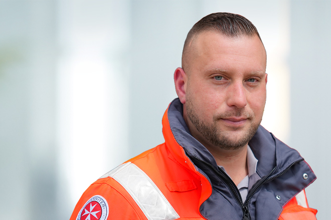 Porträt von Christoph Frosch, Wachleiter Rohrbach.