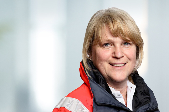 Porträt von Claudia Adam, Stellvertretung Ortsbeauftragte Landsberg am Lech.