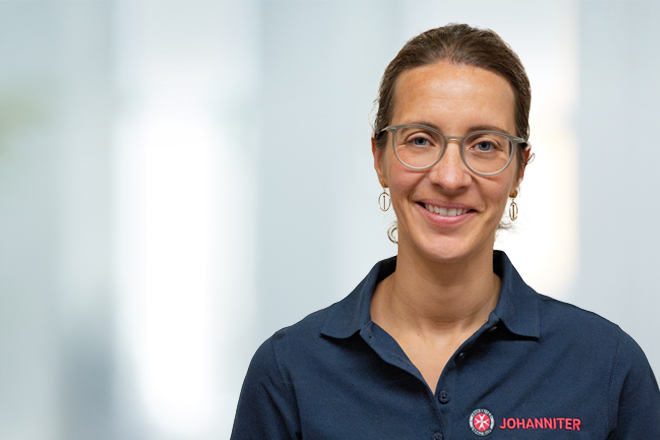 Porträt von Veronika Knab, Einrichtungsleitung Kindergarten Neufahrn.