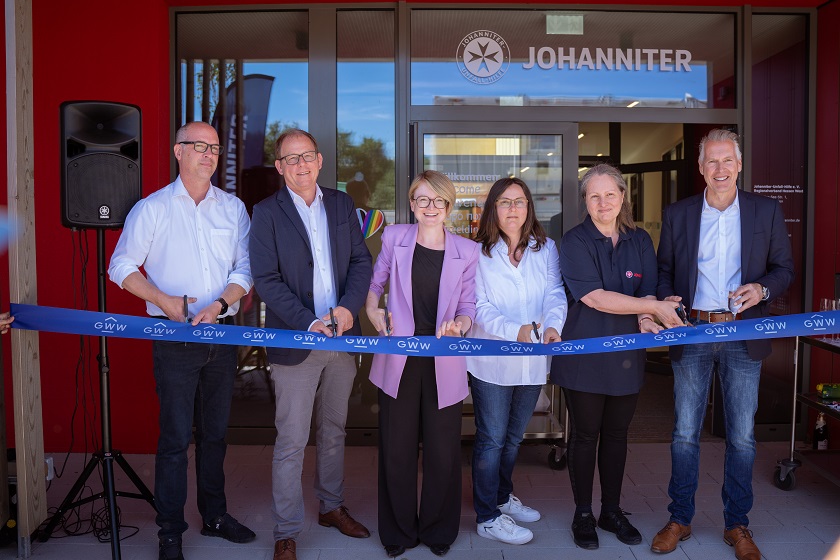 Eröffnung der neuen Johanniter-Kita Abenteuerland im Kärntner Viertel Wiesbaden.