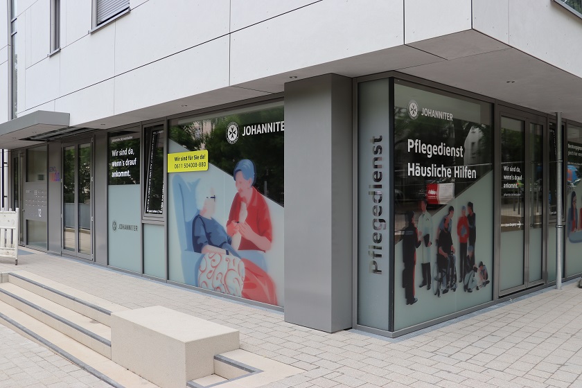 Außenansicht der Dienststelle in der Manteuffelstraße.