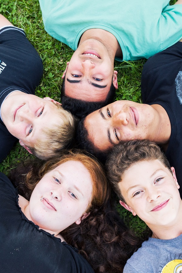 Jugendliche der Jugendwohngruppe Liesenich