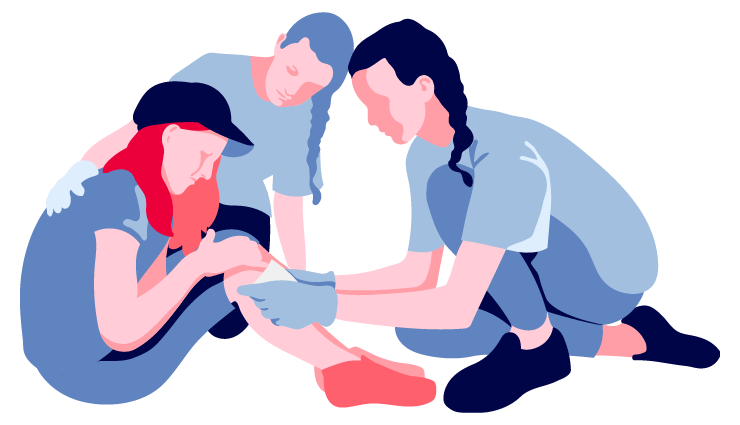 Piktogramm für den Schulsanitätsdienst 