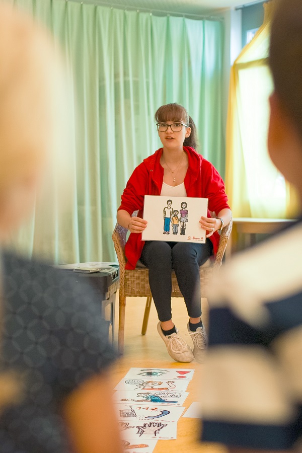 Der Johanniter Regionalverband Dresden vermittelt die Grundlagen der Ersten Hilfe bereits bei Kindern.