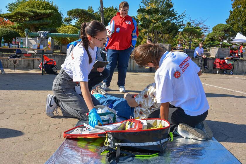 Der Schulsanitätsdienst der Schule an der Wakenitz holte den ersten Platz in der Kategorie B.