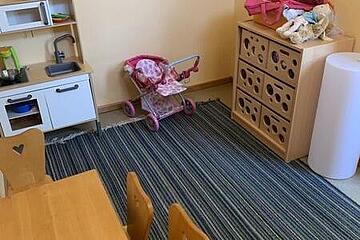Puppenecke "Wiesengeister" vom Kindergarten Frechdachs