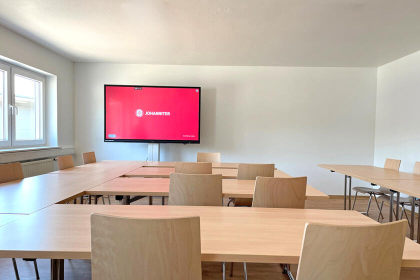 Schulungsraum in Saarbrücken.