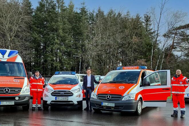 Die Johanniter führen Fahrten zu Impfzentren durch.