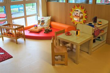 Leseecke Johanniter-Kinderkrippe Bernhardswald