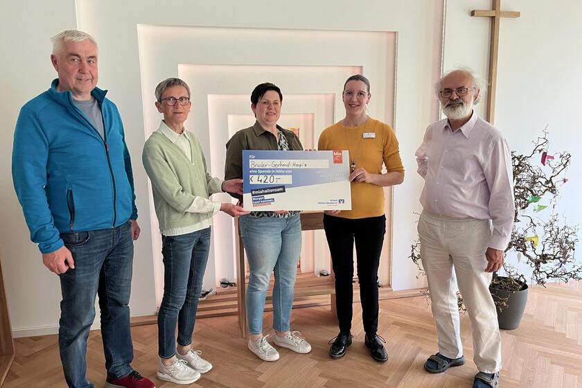 Das Bruder-Gerhard-Hospiz bedankt sich herzlich für die Spende.