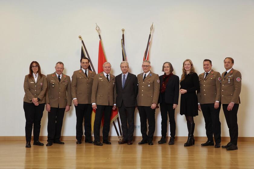 Das neu gewählte Präsidium der Johanniter-Unfall-Hilfe.