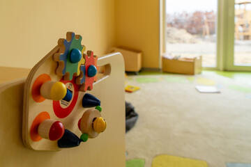 Kinderspielzeug im Gruppenraum