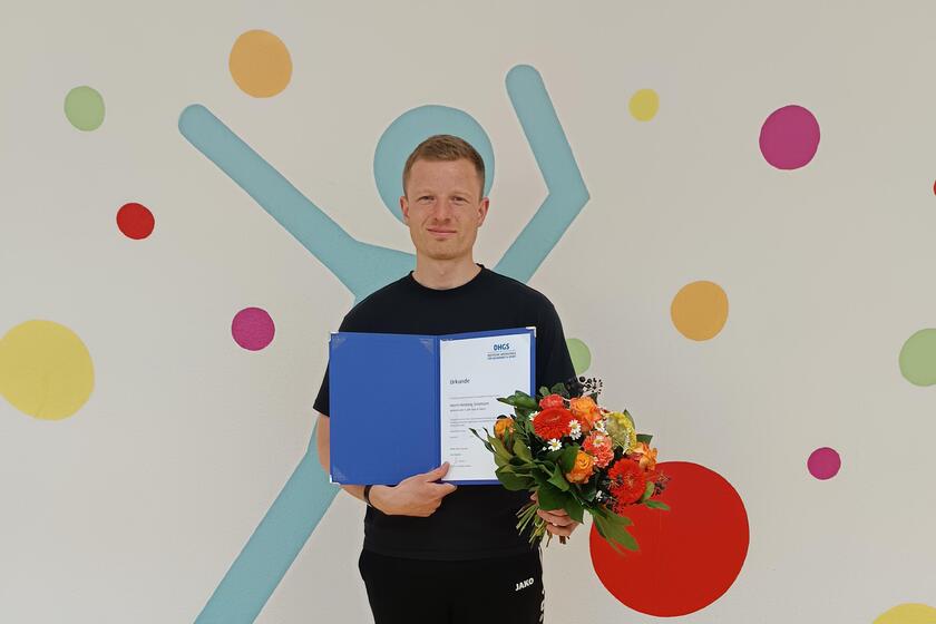 Gratulation Herr Steimann Masterstudium 