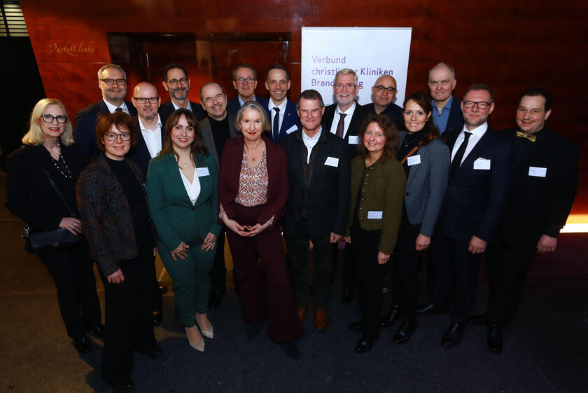 Geschäftsführer und Direktoren des Verbandes christlichen Kliniken Brandenburgs. Fotografin: Kathleen Friedrich