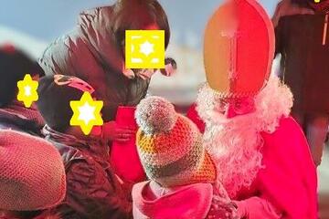 Nikolaus fragte unsere Kleinen nach ihren Wünschen