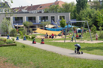Garten für den Kindergartenbereich