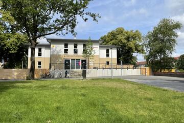 Außenansicht der Kita in der Holsteinstraße