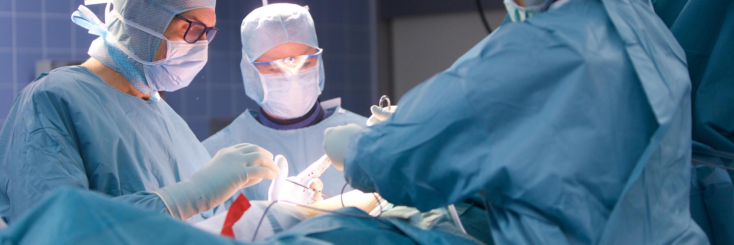 Operation im Endoprothetikzentrum