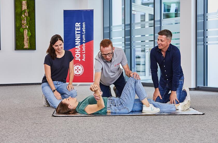 Die Erste-Hilfe-Fortbildung dient zur Auffrischung der Kenntnisse in Erster Hilfe.