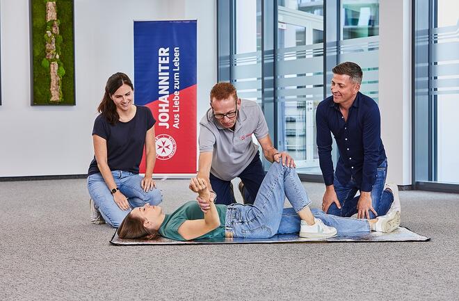 Die Erste-Hilfe-Fortbildung dient zur Auffrischung der Kenntnisse in Erster Hilfe.