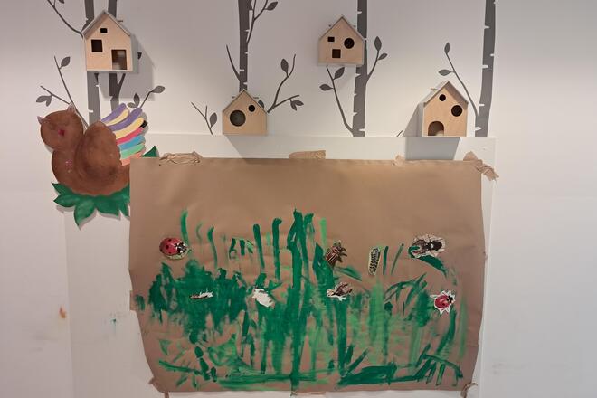 Die Vogelhäuser waren nur eins der vielen Projekte im Kitajahr.