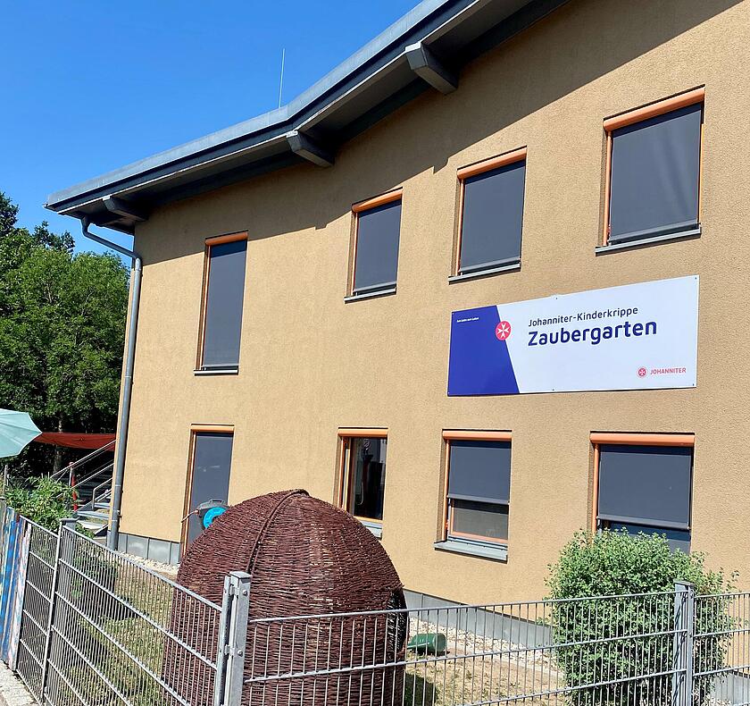 Außenansicht der Kinderkrippe.
