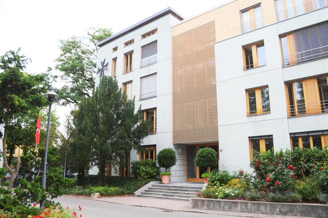 Außenansicht der Johanniter Zentrale in Berlin