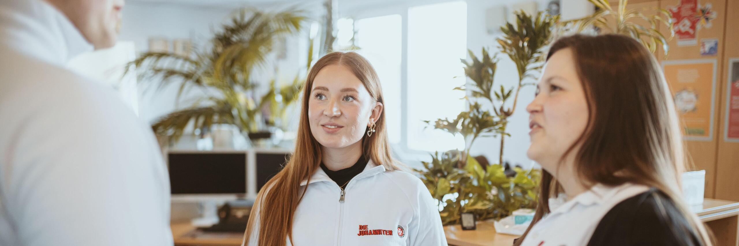 Besprechung im Kundenservice-Center