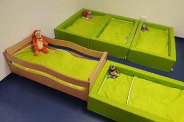 Schlafplätze für die Kinder