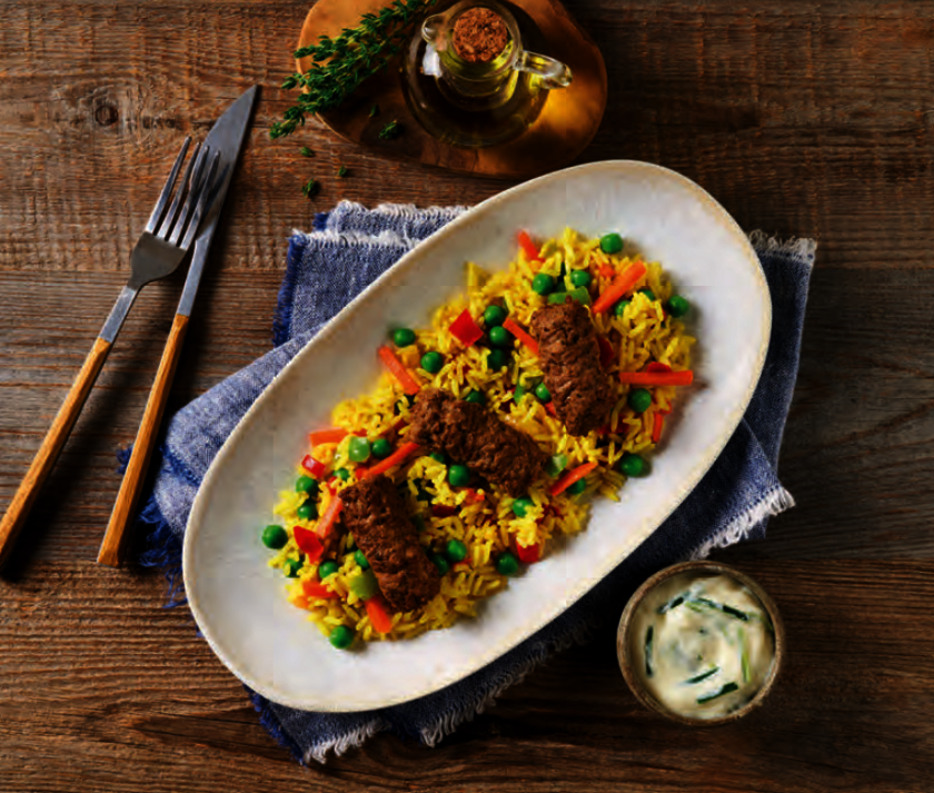Essen auf Teller