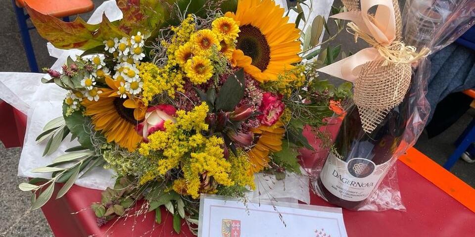 Eine Urkunde vom Dernauer Winzerfest.