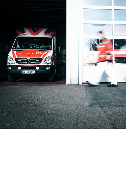 Rettungswagen der Johanniter-Unfall-Hilfe.