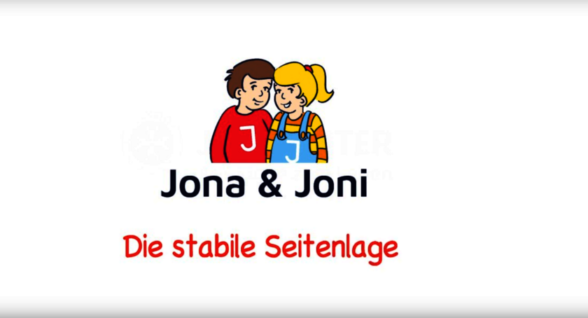 Videovorschaubild Jona und Joni zur Stabilen Seitenlage.
