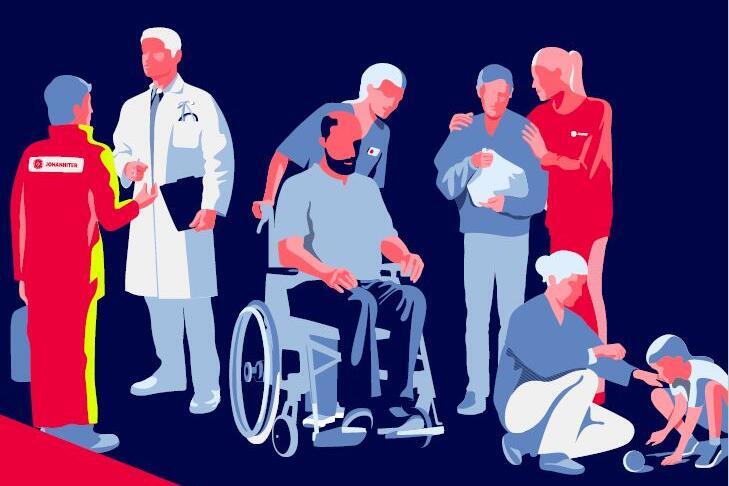 Titelblatt des Positionspapiers der Johanniter-Unfall-Hilfe zur Bundestagswahl 2021.