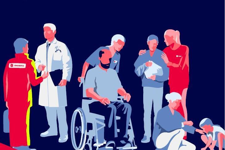 Titelblatt des Positionspapiers der Johanniter-Unfall-Hilfe zur Bundestagswahl 2021.