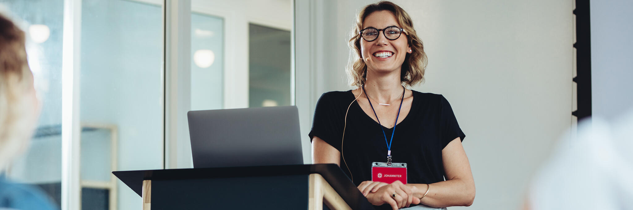Veranstaltungen der Johanniter-Akademie bieten die Möglichkeit zum fachlichen Austausch. 