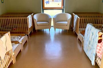 Schlafraum Johanniter-Kinderkrippe "Zaubergarten"