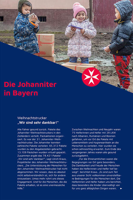Title Bild des Beilagers "Johanniter" für die Ausgabe 01/2025