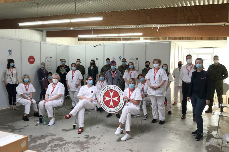 Gruppenfoto Team des Impfzentrum Holzminden