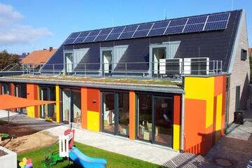 Außenansicht Johanniter-Kinderkrippe "Wirbelwind"