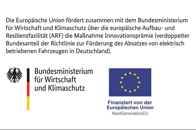 Grafik: die Logos des Bundesministeriums für Wirtschaft und Klimaschutz und der Europäischen Union.