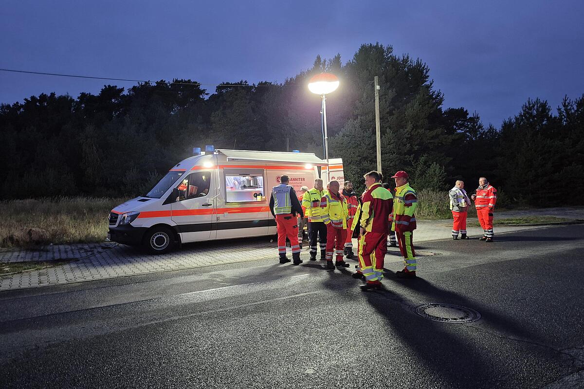 Medizinische Task Force 18 trainiert Marschfahrt