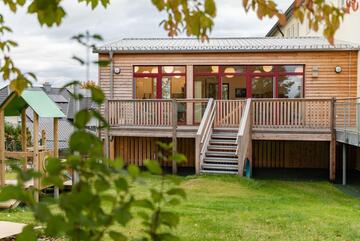 Außenansicht Johanniter-Kinderkrippe "Jakobswichtel"