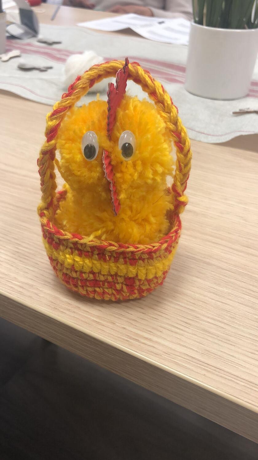 Bastelstunde im Johanniter-Quartier