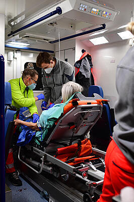 Rettungsdienst in der Corona-Pandemie.