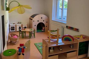 Gruppenraum Spielecke Johanniter-Krabbelstube "Villa Kunterbunt"