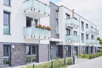 Neu erbaute Stiftungs-Seniorenwohnungen im Johanniter-Stift Kaarst.