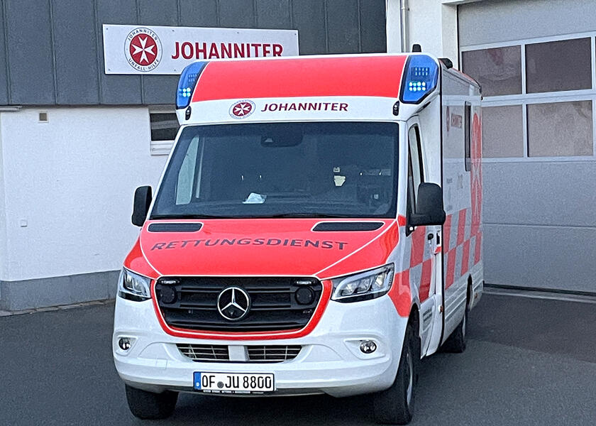 Rettungswache Seligenstadt Rettungswagen RTW Rettungsdienst Kreis Offenbach Johanniter 