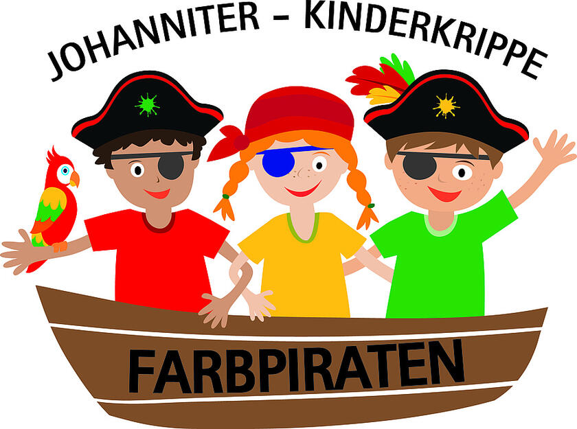 Logo Johanniter-Kinderkrippe "Farbpiraten"