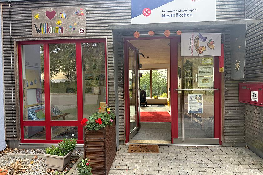 Eingang der Kinderkrippe